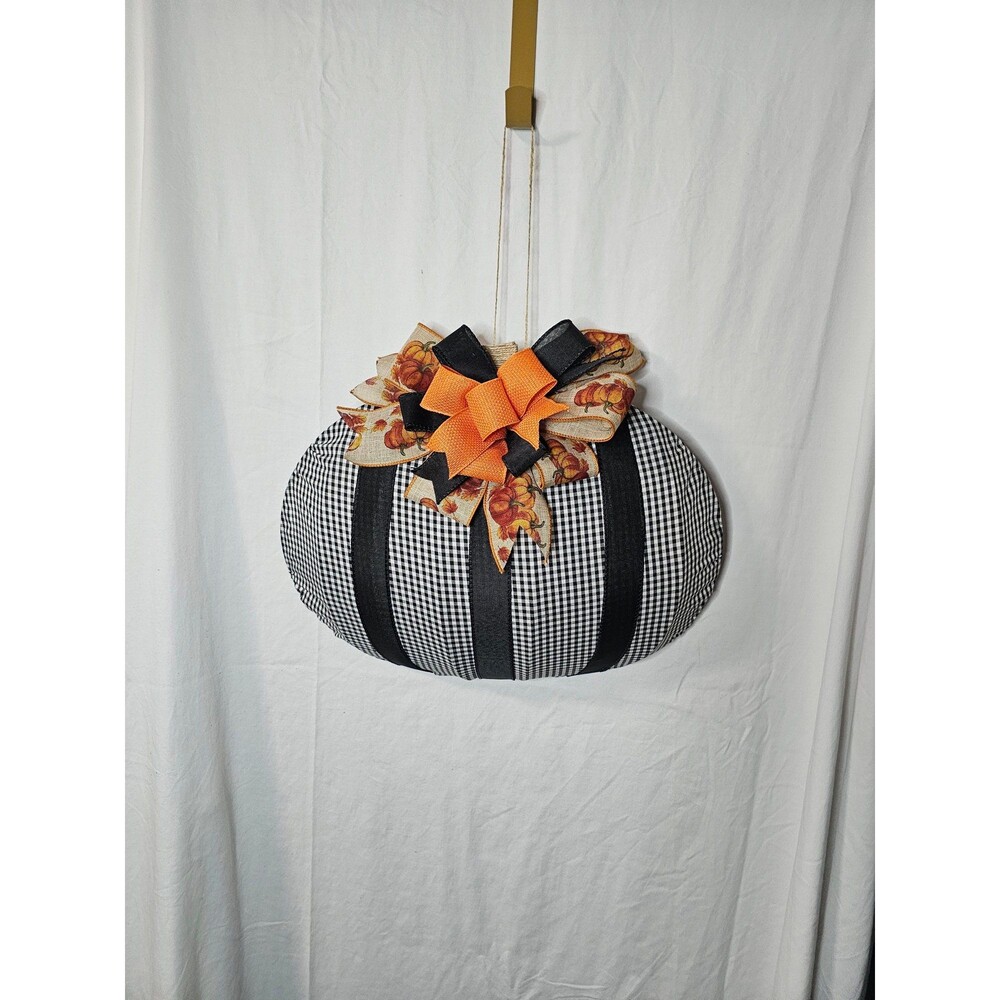 Pumpkin Door Wreath